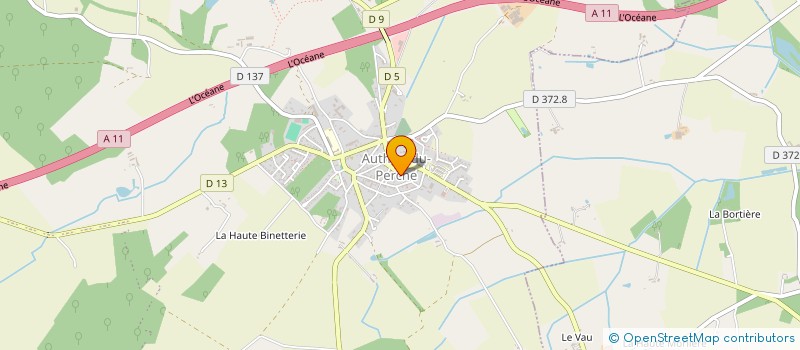 localisation de l'entreprise LA PERCHERONNETTE SA à AUTHON-DU-PERCHE