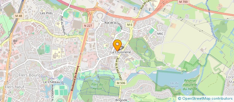 localisation de l'entreprise LA PERDRIX  WATTIGNIES