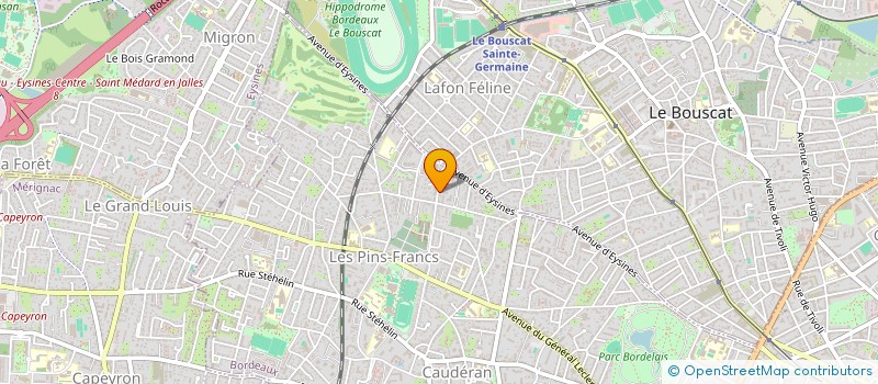 localisation de l'entreprise LA PERDRIX à BORDEAUX
