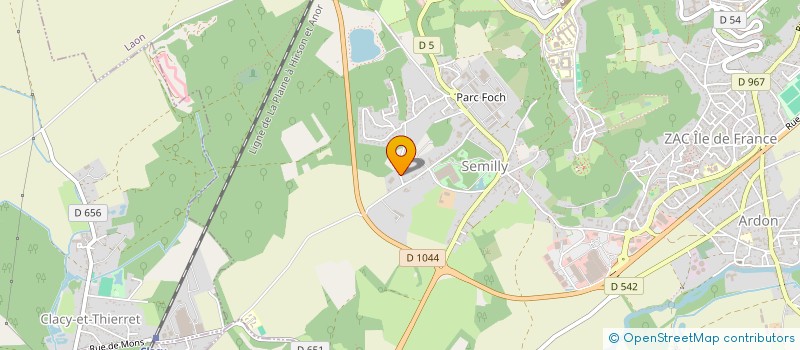 localisation de l'entreprise LA PERDRIX à LAON