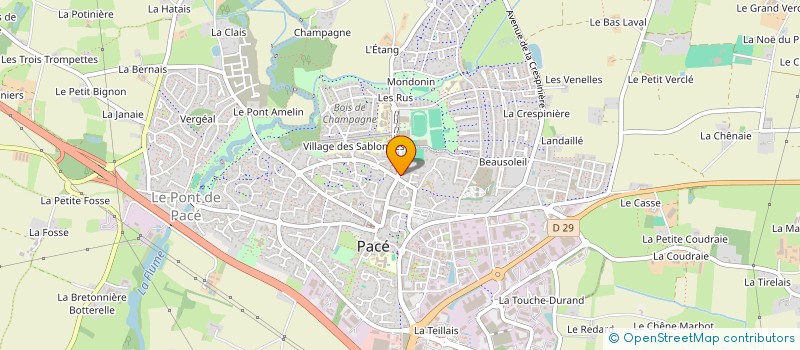 localisation de l'entreprise LA PERDRIX BLANCHE à PACE