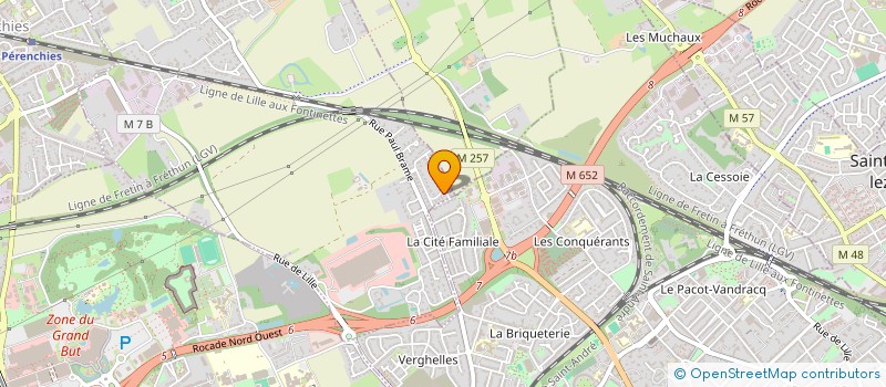 localisation de l'entreprise LA PERDRIX BLANCHE  LOMPRET