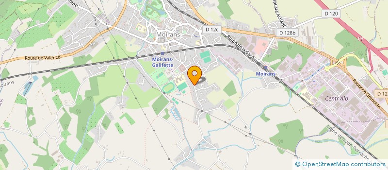 localisation de l'entreprise LA PERELLE  MOIRANS