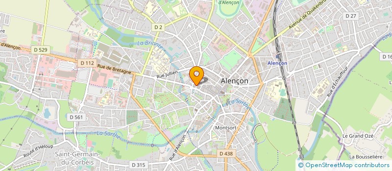 localisation de l'entreprise LA PERELLE à ALENCON