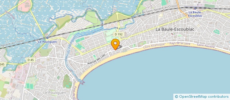 localisation de l'entreprise LA PERGOLA à LA BAULE-ESCOUBLAC