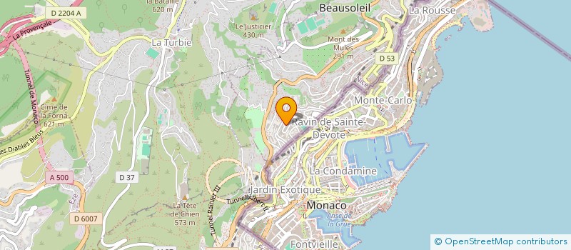 localisation de l'entreprise LA PERGOLA à BEAUSOLEIL