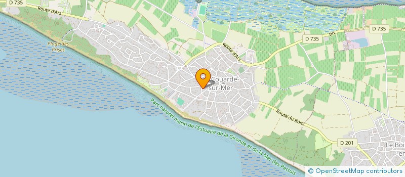 localisation de l'entreprise LA PERGOLA  LA COUARDE SUR MER