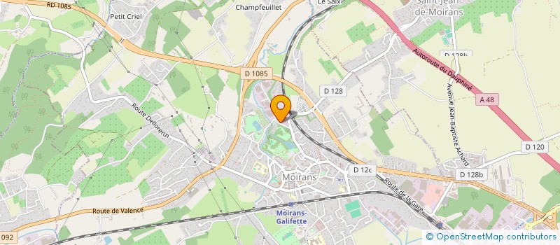 localisation de l'entreprise LA PERGOLA  MOIRANS