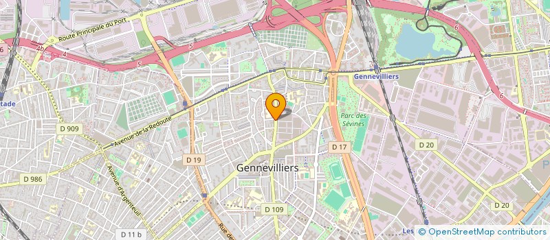 localisation de l'entreprise LA PERGOLA à SAINT-OUEN-SUR-SEINE