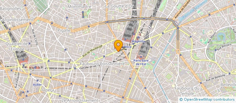 localisation de l'entreprise LA PERGOLA FLEURIE à PARIS
