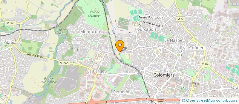 localisation de l'entreprise LA PERGOLA TOULOUSAINE à COLOMIERS