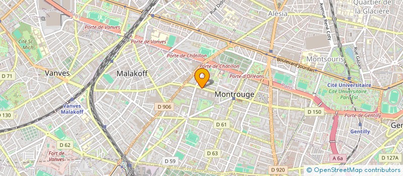 localisation de l'entreprise LA PERI EDITIONS à MONTROUGE
