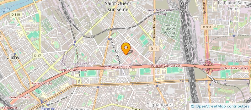 localisation de l'entreprise LA PERICOLE à SAINT-OUEN-SUR-SEINE