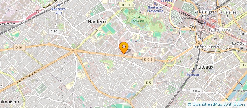 localisation de l'entreprise LA PERIGOURDINE  NANTERRE