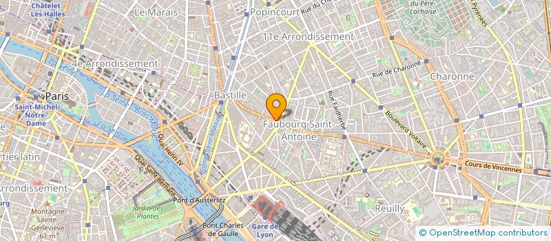 localisation de l'entreprise LA PERLA DE PARIS  PARIS 11