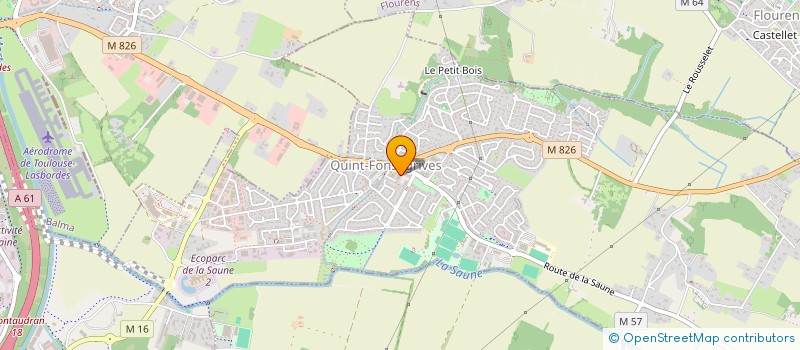 localisation de l'entreprise LA PERLA TEATRO  QUINT-FONSEGRIVES