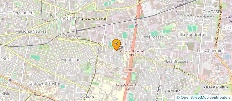 localisation de l'entreprise LA PERLE  BRON