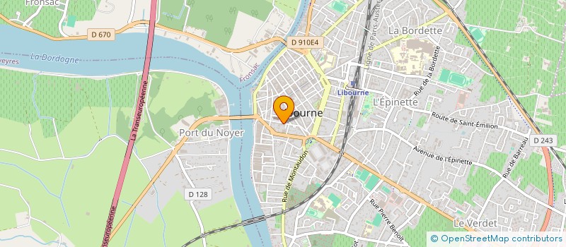 localisation de l'entreprise LA PERLE  LIBOURNE