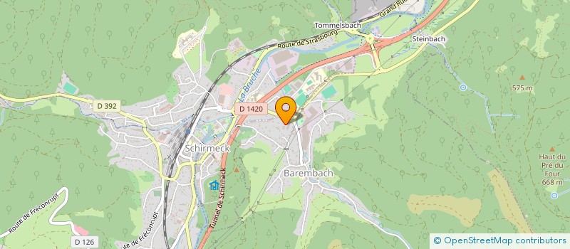 localisation de l'entreprise LA PERLE  BAREMBACH