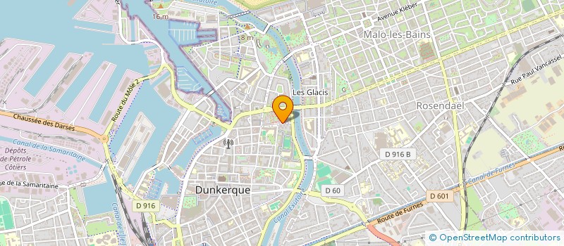 localisation de l'entreprise LA PERLE à DUNKERQUE