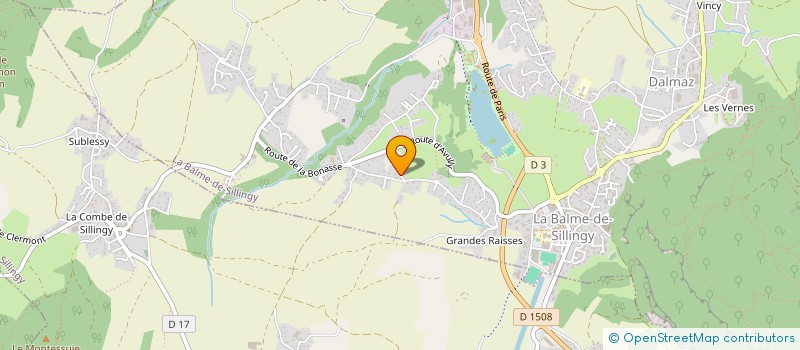 localisation de l'entreprise LA PERLE  LA BALME-DE-SILLINGY