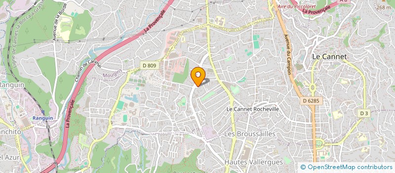 localisation de l'entreprise LA PERLE à LE CANNET