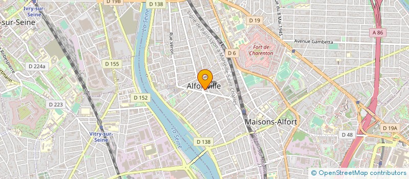 localisation de l'entreprise LA PERLE D'ALFORTVILLE à ALFORTVILLE