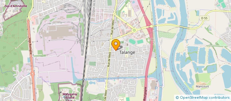 localisation de l'entreprise LA PERLE D'ASIE  TALANGE