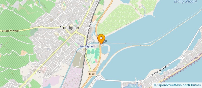 localisation de l'entreprise LA PERLE D'INGRIL à FRONTIGNAN