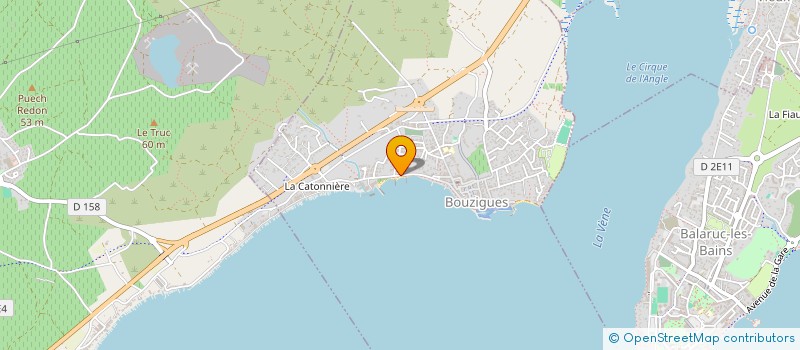 localisation de l'entreprise LA PERLE D'OR à BOUZIGUES