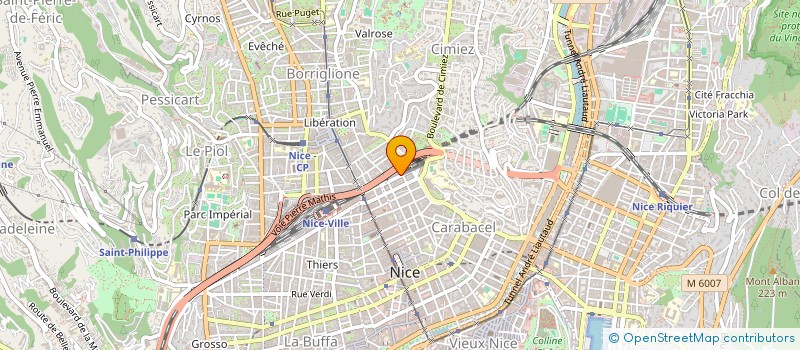 localisation de l'entreprise LA PERLE D'ORIENT à NICE