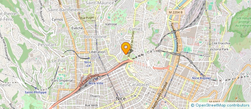 localisation de l'entreprise LA PERLE DE L'ENTRETIEN à NICE
