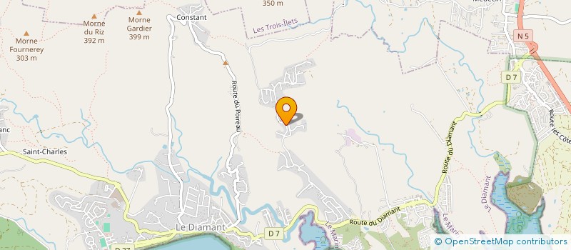 localisation de l'entreprise LA PERLE DE LA CARAIBE  DIAMANT