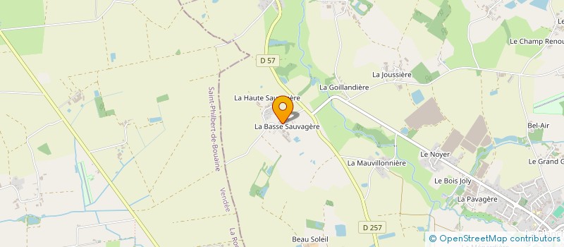 localisation de l'entreprise LA PERLE DE LAIT  LA PLANCHE