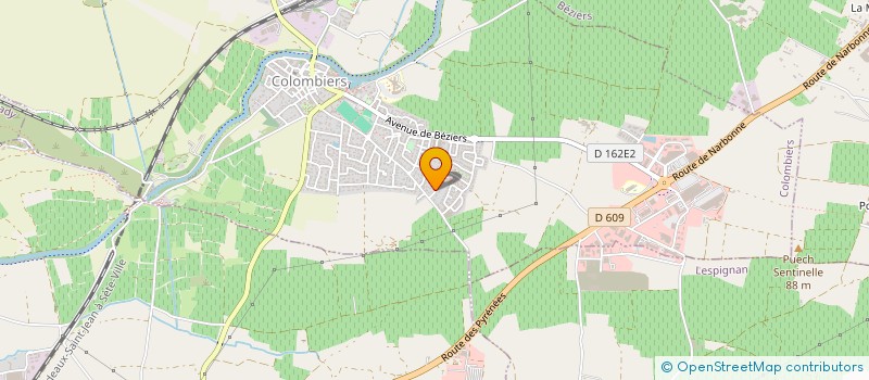 localisation de l'entreprise LA PERLE DE THAU à COLOMBIERS