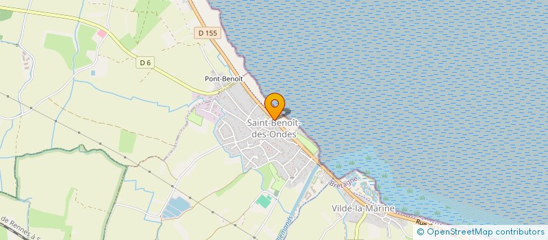 localisation de l'entreprise LA PERLE DES GREVES à SAINT-BENOIT-DES-ONDES