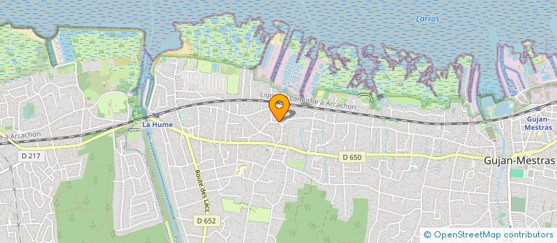 localisation de l'entreprise LA PERLE DU BASSIN  LE TEICH