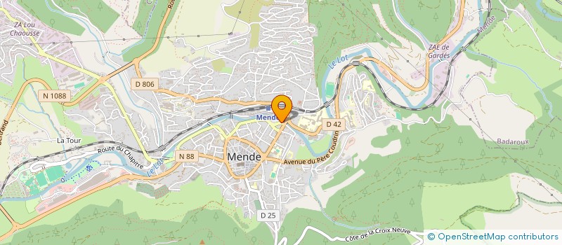 localisation de l'entreprise LA PERLE DU DRAGON DE JADE à MENDE