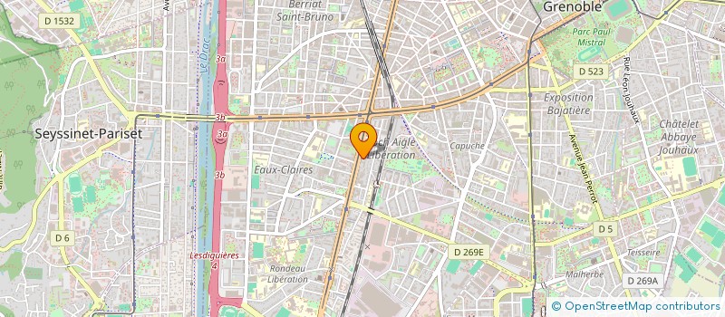 localisation de l'entreprise LA PERLE DU MONDE  GRENOBLE