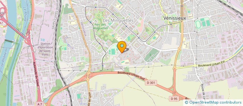 localisation de l'entreprise LA PERLE DU NETTOYAGE  VENISSIEUX