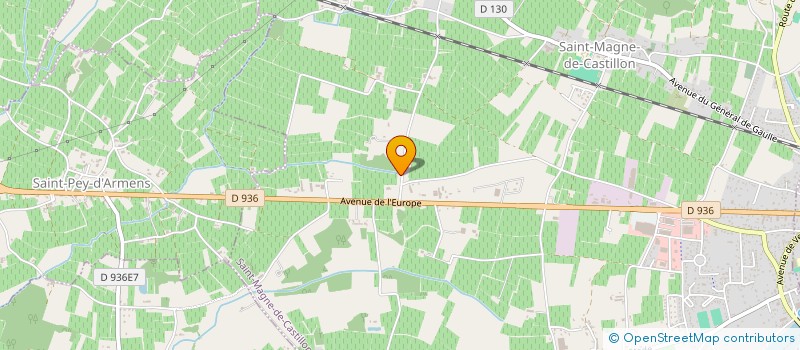 localisation de l'entreprise LA PERLE DU PERIGORD SARL  SAINT-MAGNE-DE-CASTILLON