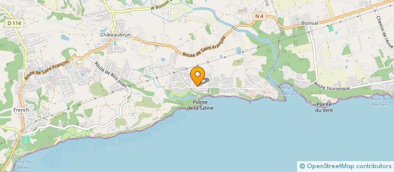 localisation de l'entreprise LA PERLE DU SOLEIL  SAINTE-ANNE