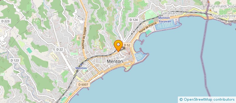 localisation de l'entreprise LA PERLE DU STORE à MENTON