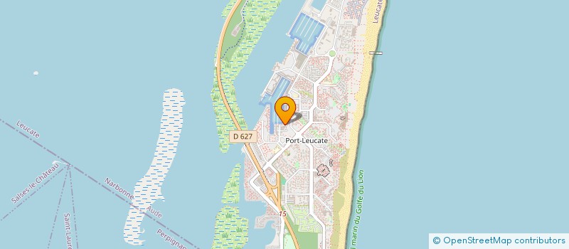 localisation de l'entreprise LA PERLE GLACEE  LEUCATE