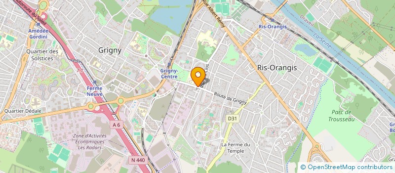 localisation de l'entreprise LA PERLE NOIRE à RIS-ORANGIS