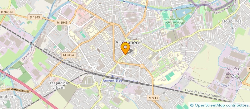 localisation de l'entreprise LA PERLE NOIRE à ARMENTIERES