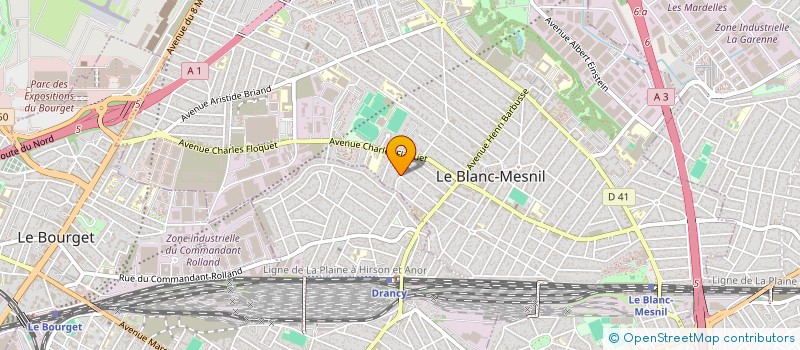 localisation de l'entreprise LA PERLE NOIRE à LE BLANC-MESNIL