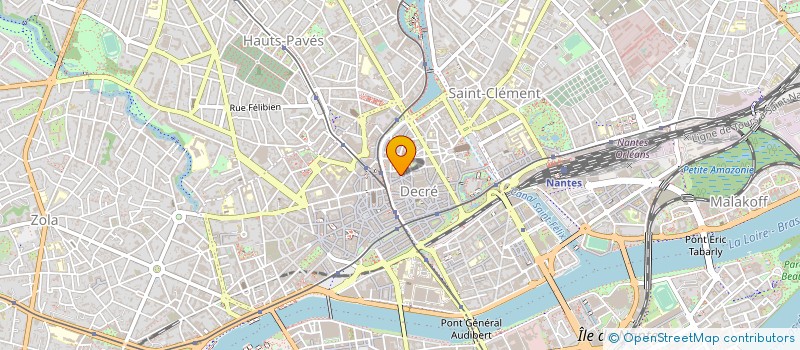 localisation de l'entreprise LA PERLE RARE à NANTES