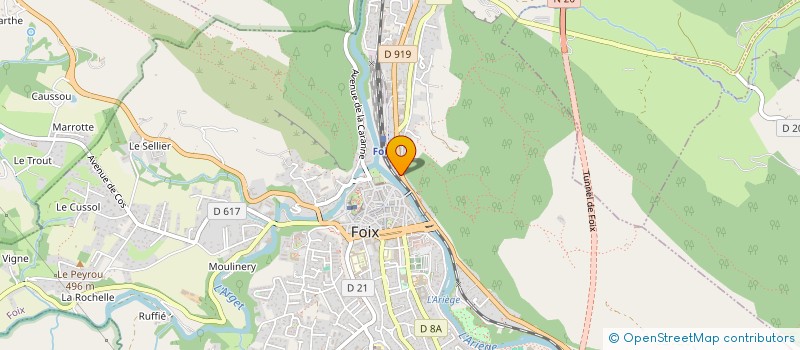 localisation de l'entreprise LA PERLOTTE DU PHOEBUS à FOIX