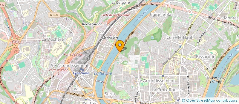 localisation de l'entreprise LA PERMACULTURELLE  LYON